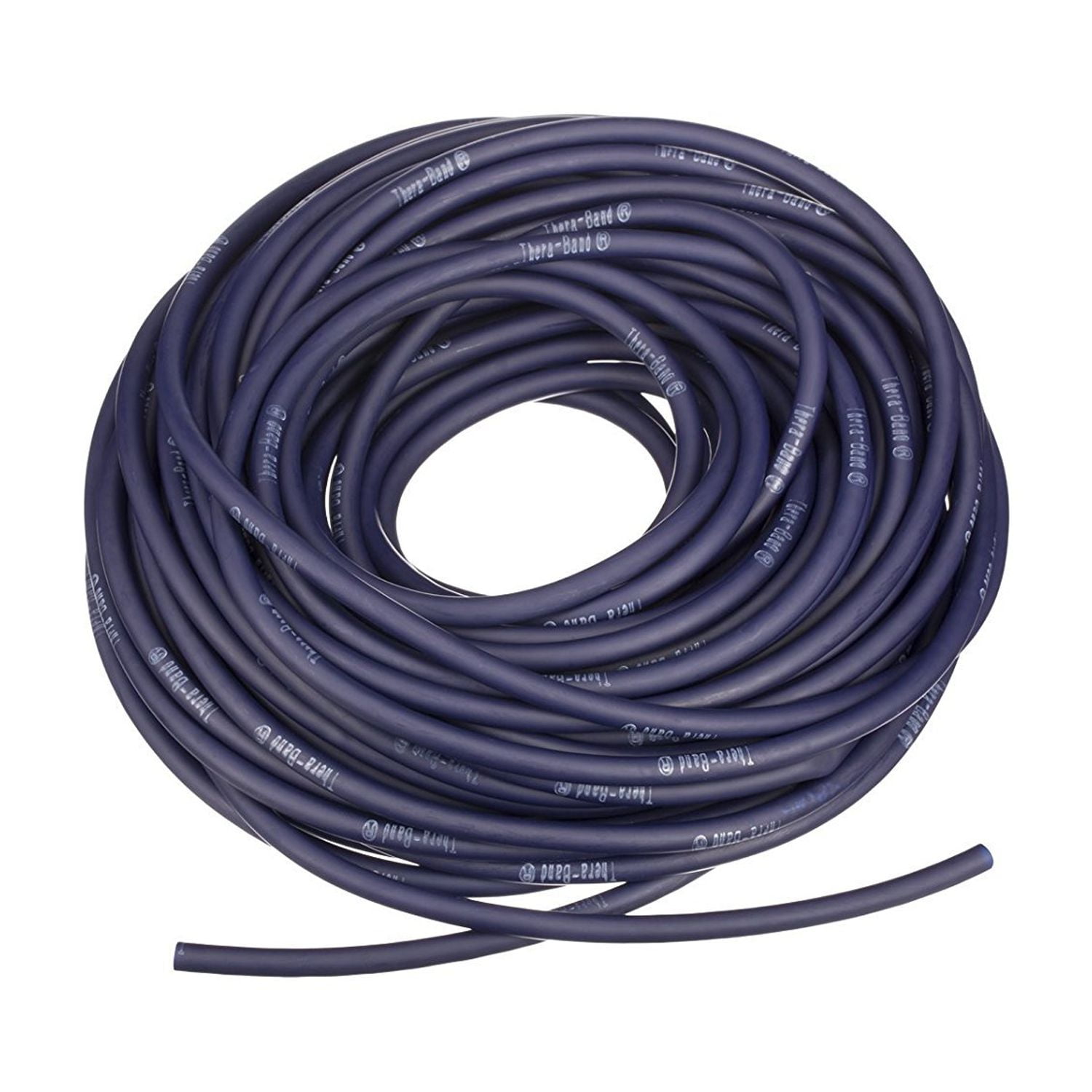 THERABAND Resistance Tubes, 100 ft, Blue, Extra Heavy Thickness, 5.8 lbs Resistance, Level 5