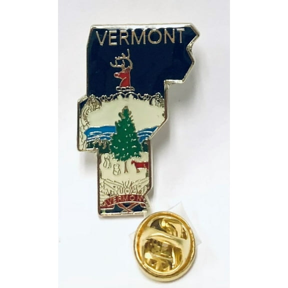 6 Pack of Vermont State Lapel Pins