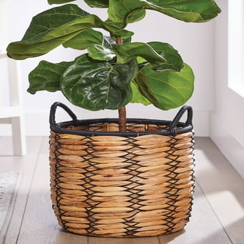Better Homes & Gardens 12 Inch Claren Woven Water Hyacinth Basket er