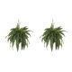thumbnail image 1 of Plantas artificiales colgantes Injueey verde 6 pulgadas 2Conjunto, 1 of 6