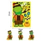 thumbnail image 4 of Etiqueta engomada perfecl 24 hojas Haga sus propias para niños Halloween Zombie Pumpkin Monster Witch Fun, 4 of 8