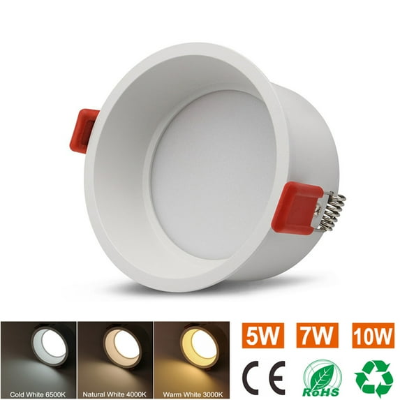 DYstyle Recessed LED Downlight Ceiling Lamp Deep Anti-Glare Aluminum LED Spotlight