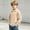 Beige, variant on FSYBOA Boys Button Sweatshirtss Size 7-8T, Collared Fall Long Sleeve Casual Kids Pullover Tops Black
