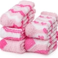 thumbnail image 5 of Warm & Cozy Valentines Gifts for Women, Fluffy Fuzzy Plush Sleeping Slipper Socks - Soft Warm Fabric Beige One Size, 5 of 5