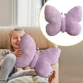 thumbnail image 2 of Cute Animal Decorative Pillow, Cotton Butterfly Throw Pillow, Butterfly Shaped Throw Pillow, Soft Decorative Accent for Sofa, Bed, Dorm, Novelty Home Decor Gift Idea, Christmas Ornaments, 2 of 6