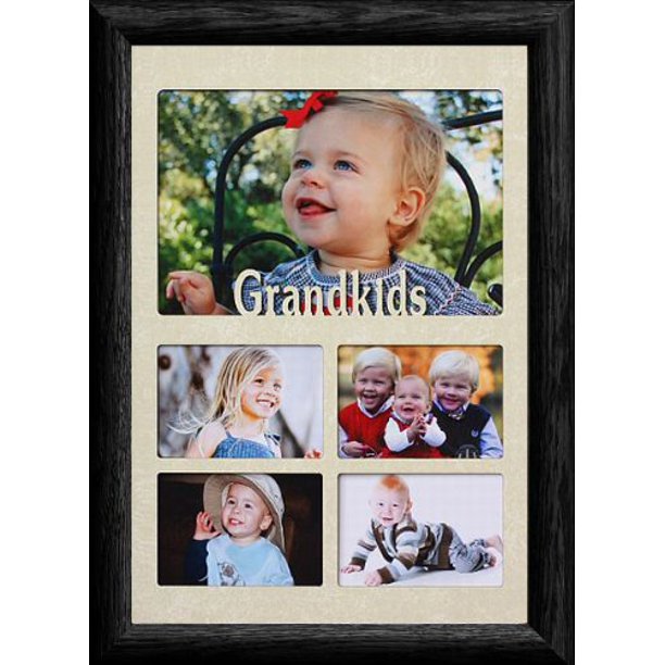 7X10 Grandkids MultiCollage Landscape Picture Frame Laser Cut