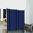 thumbnail image 6 of Room Dividers Folding Privacy Screen 4 Panel Partition Temporary Wall Divider Freestanding Separator for Office, Hospital, School, 6 of 6