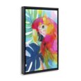 thumbnail image 2 of Stupell Industries Contemporary Scarlet Macaw in Paradise Black Floating Frame Canvas Art, 17 x 25, by Chromatic Storm Studio, 2 of 8