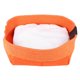 thumbnail image 3 of Cama cuadrada para dormir para gatos, cama portátil para cuatro mascotas de Colth naranja, suministros para gatos, rendimiento finamente ajustado, 3 of 9