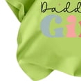 thumbnail image 4 of Girls Soft Cotton Letter Print Graphic Tee Short Sleeve Crewneck Pullover T-Shirt Green Size 3-4T, 4 of 5