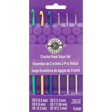 UPC: 0886946952234 | Steel & Aluminum Crochet Hook Value Set by Loops & Threads®
