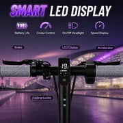 350W Foldable Electric Scooter for Adults, 8.5 Solid Tire 19mph , 15- Miles Range, Lightweight Commuting E Scooter with APP Control,UL2272 Certified