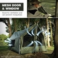 thumbnail image 4 of REDCAMP Hammock Hot Tent with Stove Jack and Wood Stove Bundle Waterproof Windproof 4 Season Tent for Camping Hiking Bushcraft Hunting, 4 of 15