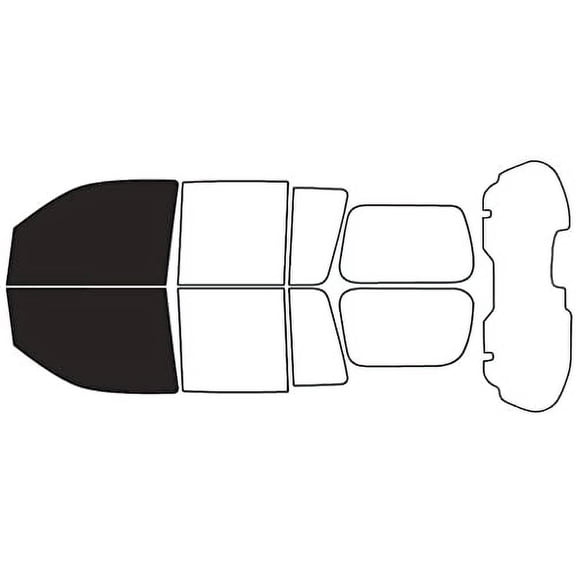 Rvinyl Window Tint Kit Compatible with Nissan Pathfinder 2005-2012 - Front Precut Kit - 20%