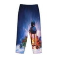 thumbnail image 5 of Bingfone Pajamas For Women,Lantern On Snow With Christmas Pajama Pants With Pockets-Large, 5 of 9