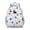 White-18, variant on Energy Emotional Mandala Pattern School Backpack Lightweight Adjustable Straps Chest Buckle Spacious Durable Bookbag For Elementary Student