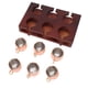 thumbnail image 3 of Juego de 6 tazas para bebidas Mule de 2 oz con soporte, robustas y decorativas, con punta de martillo para bar y restaurante, 3 of 15