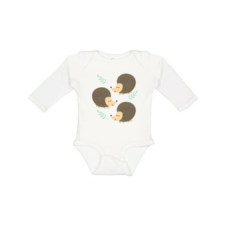 

Inktastic Hedgehog for Girls Gift Baby Girl Long Sleeve Bodysuit