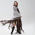 thumbnail image 4 of SUNSIOM Halloween Witch Cloak with Hood Exaggerated Ripped Grim Reaper Cape Cosplay Props, 4 of 7