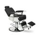 thumbnail image 2 of Sillón Barbería Clásico Milan Para Estética Peluquería Vanlig Milan Color Negro Con Blanco, 2 of 4