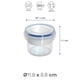 thumbnail image 5 of Contenedor Para Alimentos Ideen De Plástico Redondo con Cuchara 530 ml, 5 of 5