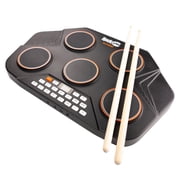 RockJam Tabletop 5 Pad Electronic MIDI Drum Kit RJTTED02-1