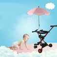 thumbnail image 3 of Parasol pour Bébé, Parasol Universel pour Bébé de 14 Po, Parapluie Universel Réglable à 360 Degrés avec Protection UV, Parasol de Soleil Portable pour Chariot, Fauteuil Roulant, Chaise de Plage, 3 of 7