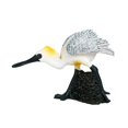 thumbnail image 3 of Mini figura de Spoonbill de cara negra, decoración de jardín de hadas, modelo de ave realista de bricolaje para niños, 3 of 8