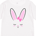 thumbnail image 4 of Inktastic Easter Bunny Girl Face Boys or Girls Long Sleeve Toddler T-Shirt, 4 of 5