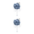 thumbnail image 3 of Decodeary Délicate et Raffinée Corsage Mariage Broches Accessoire à Trésor Formel Vert Foncé 2Set, 3 of 6