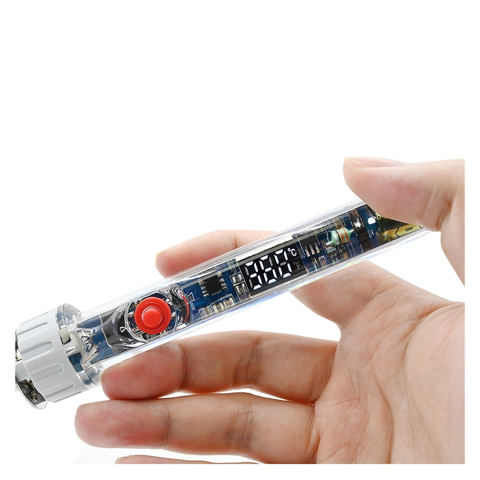 Electric Soldering Iron 100W Adjustable Temperature LCD Digital Display With Switch Welding Repair Tools ,Precise Temperature Adjustment