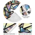 thumbnail image 2 of GZHJMY Iridescent Triangles Abstract Christmas Tree Skirt 36" Christmas Decorations Indoor Outdoor Tree Skir for Home Holiday Party Decorations Gift, 2 of 5
