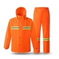 thumbnail image 2 of Impermeable, doble grueso, , pantalones de lluvia, reflectante para adultos, eléctrica, motocicleta, impermeable XXL Yotijar Traje de lluvia para hombres, 2 of 10