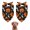 Halloween Pumpkins With, variant on Dog Bandana 2 Pack,Halloween Pumpkins with Music Notes Bandanas for Dogs,Cat Bandana,Small/ Large Dog Bandana 2 Size,Dog Bandanas Girl Boy