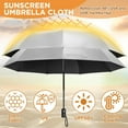 thumbnail image 2 of UV Umbrellas for Sun Protection 46 Inch,UPF 50+ Travel Folding Sun Umbrella Auto Open Windproof Compact for Men Women, 2 of 13