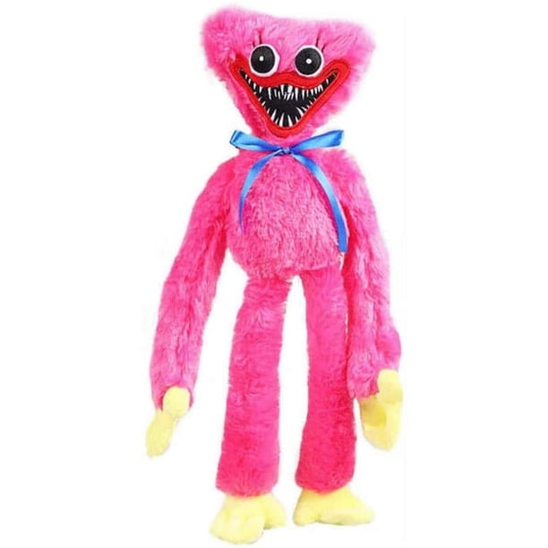 Peluche de monstruo de terror de salchicha azul de 40 cm, regalo de cumpleaños para fanáticos de los videojuegos. Entrega al día siguiente. Peluche para niños y adultos (rosa).
