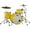 Solid Yellow, variant on Pearl DMP943XP/C261 Decade Maple 3-piece Shell Pack - Gloss Deep Red Burst