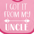 thumbnail image 4 of Inktastic I Got It From My Uncle Boys or Girls Baby Bib, 4 of 4