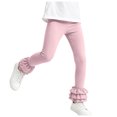 thumbnail image 3 of Karoyedx Kids Leggings Girls' Leggings Toddlers Active Stretch Leggings Little Kids Yoga Pants Pink Size,7-8Y, 3 of 8