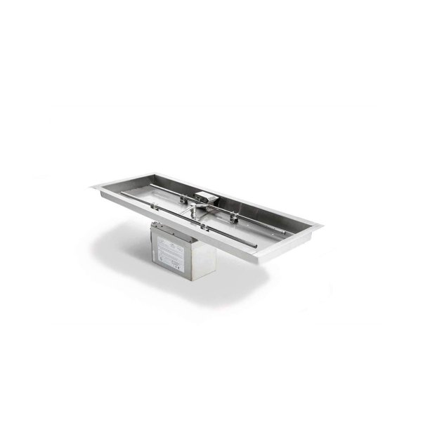 HPC Electronic Ignition Fire Pit Kit, 30" x 12" Bowl Pan, Natural Gas