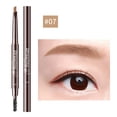 thumbnail image 1 of Single 7 Color Double Headed Triangle Eyebrow Pencil One Word Eyebrow Beginner Natural Easy To Color With Eyebrow Brush, Eyebrow White, 1 of 8