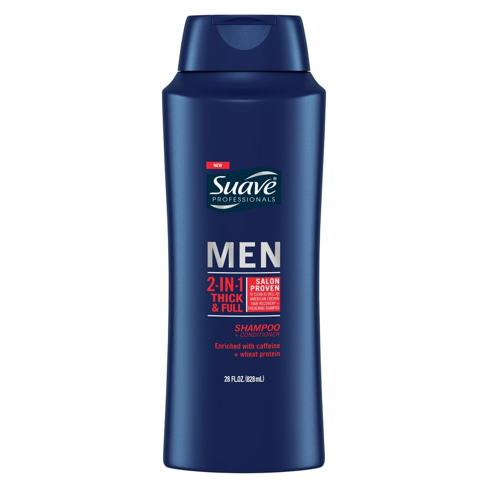 Suave Men 28 Fl. Oz. Thick & Full 2In1 Shampoo & Conditioner