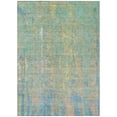 thumbnail image 2 of Addison Rugs Chantille Indoor/Outdoor Transitional Abstract Teal Machine Washable Rectangle Rug, 3' x 5', 2 of 8