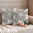thumbnail image 3 of Outdoor Waterproof Pillow Covers Retro Abstract Starfish on Gray Decorative Throw Pillow Protectors,Pillowcase Cushion Cases for Patio Sofa Garden Couch,18x18in,Pack of 2, 3 of 14