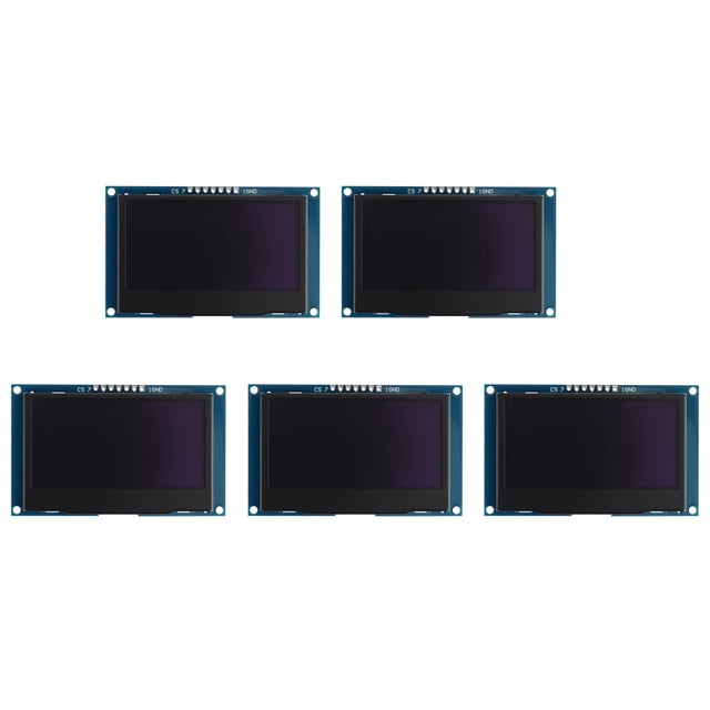 5piezas 2,42 Pulgadas 12864 128X64 Módulo de Pantalla OLED IIC I2C SPI Pantalla LCD en Serie (Fuente )