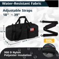 thumbnail image 4 of Bolsa de gimnasio ATRIPACK Tactical de 50 litros con compartimento para zapatos, resistente al agua, 4 of 7