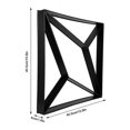 thumbnail image 4 of Rhombus‑Shaped Walking Paths Maker DIY Cement Brick Paving Mold for Garden Courtyard Patio, 4 of 5