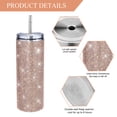 thumbnail image 4 of Termos Diamante 600 Ml Cgtredaw Aislamiento A Prueba Fugas Oro, 4 of 9
