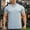 Light Blue, variant on Mens Compression Shirt Qiggri Men's Casual Summer Short Sleeved Solid Color Round Neck Fitness Blouses Shirts Mens Short Sleeve Shirts