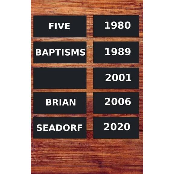 Five Baptisms, (Paperback)